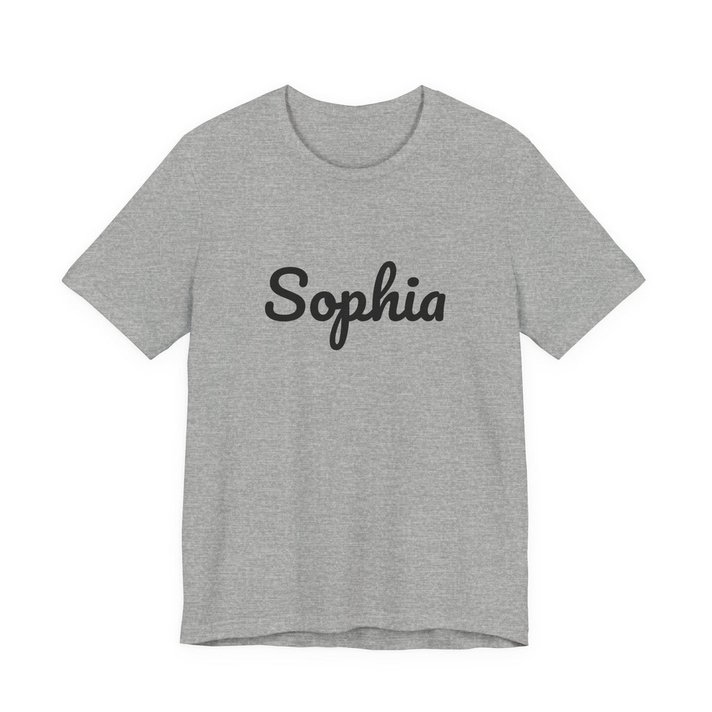 Camiseta con nombre personalizado | Camiseta con nombre en letra cursiva