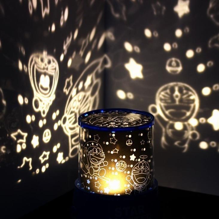 Lámpara Proyector de Noche LED con Estrellas de Colores (Color Aleatorio)