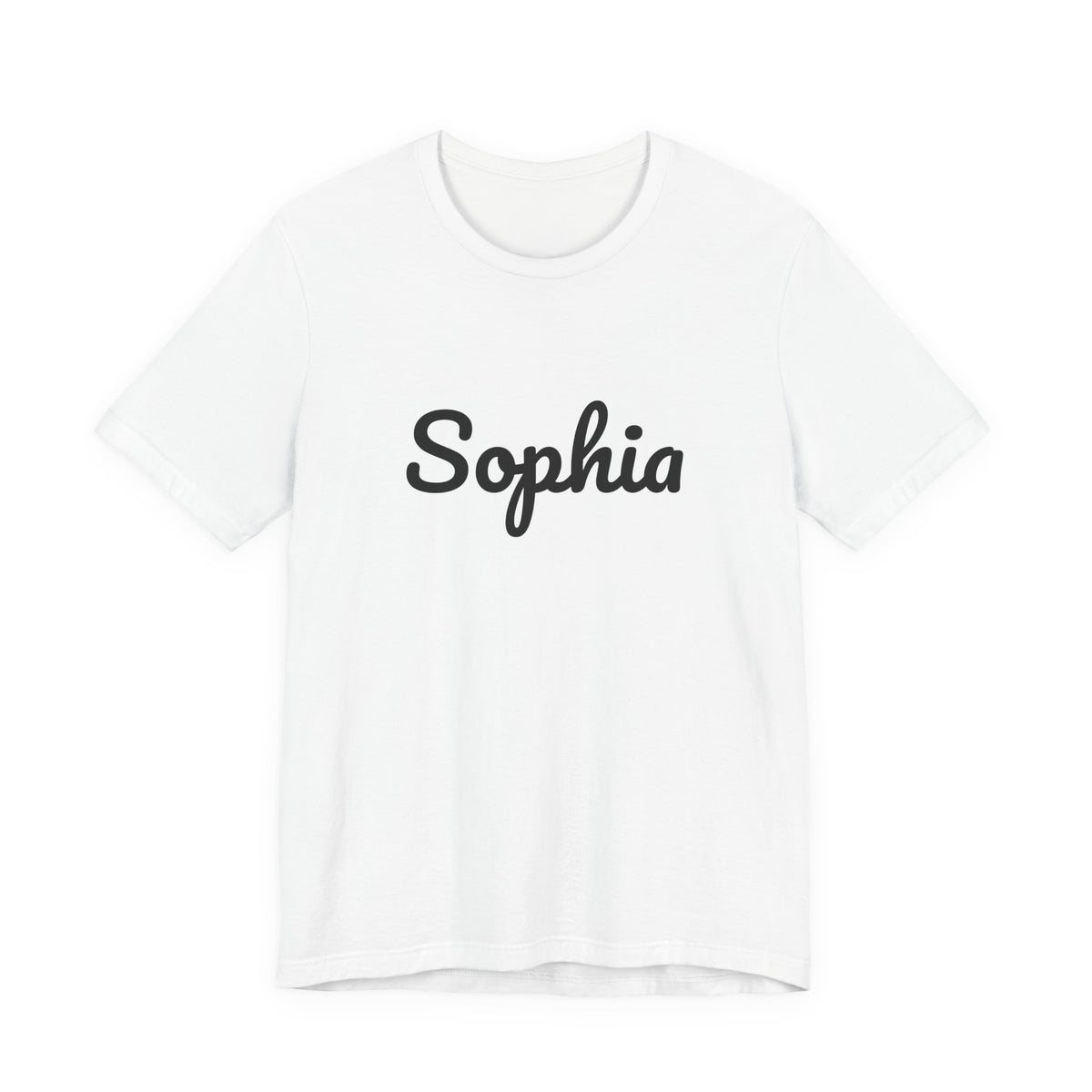 Camiseta con nombre personalizado | Camiseta con nombre en letra cursiva