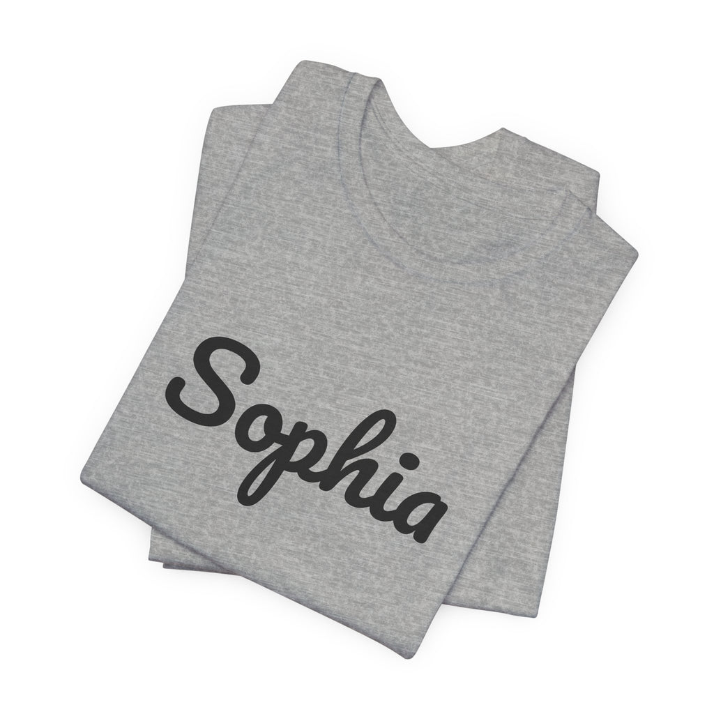 Camiseta con nombre personalizado | Camiseta con nombre en letra cursiva