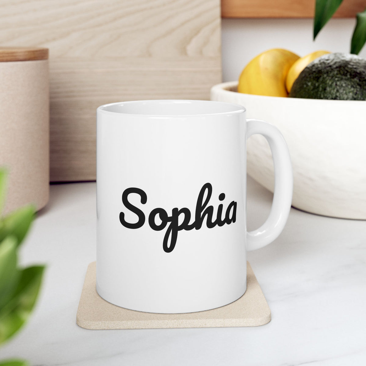 Taza con nombre personalizado | Taza de café personalizada de 11 oz