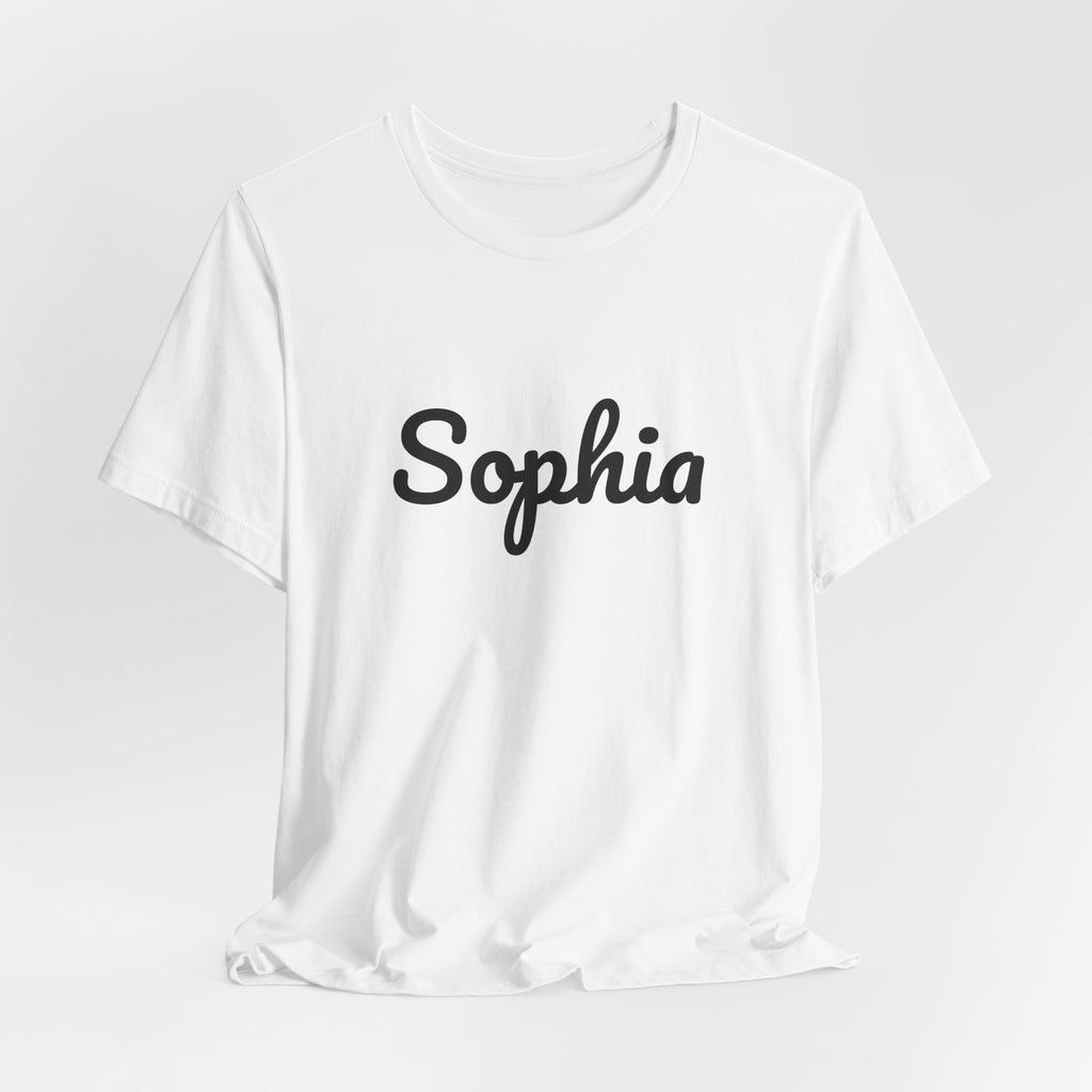 Camiseta con nombre personalizado | Camiseta con nombre en letra cursiva