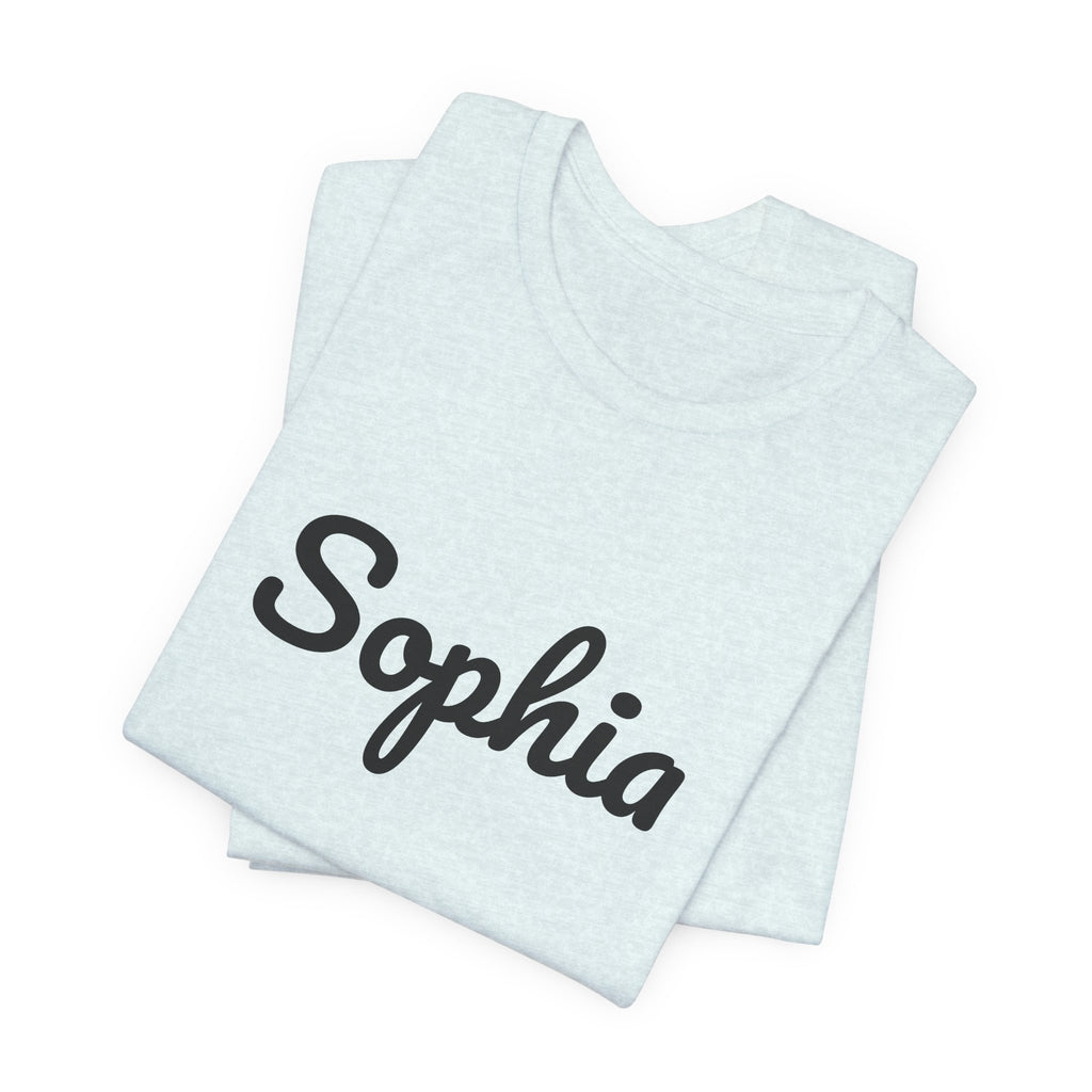 Camiseta con nombre personalizado | Camiseta con nombre en letra cursiva
