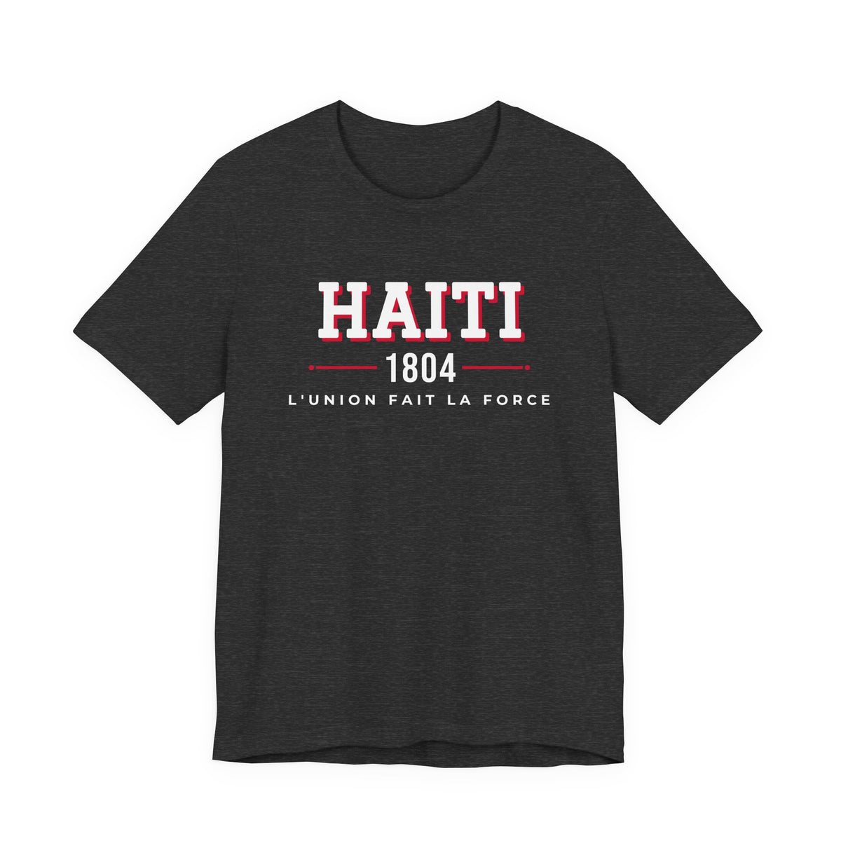 Camiseta Haití 1804 | Camiseta de orgullo haitiano L'Union Fait La Force