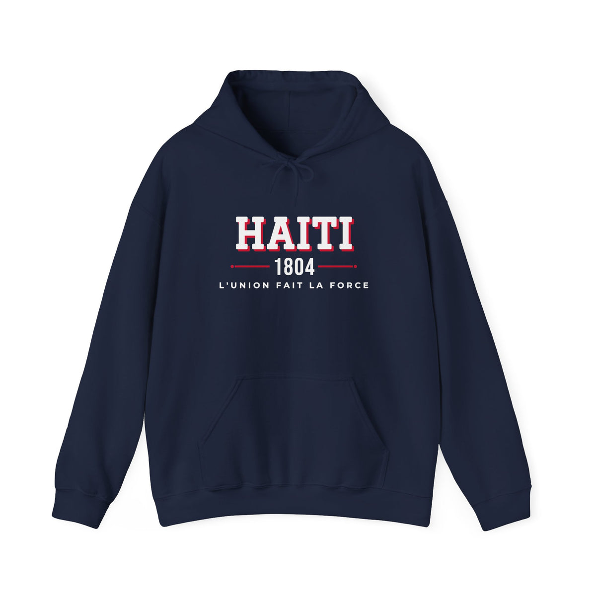 Sudadera Haití 1804 | Sudadera con capucha de orgullo haitiano L'Union Fait La Force