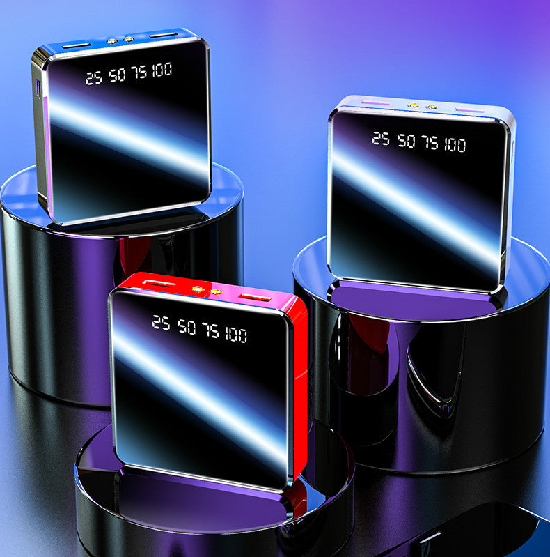 Batería externa portátil de 20000 mAh, cargador USB