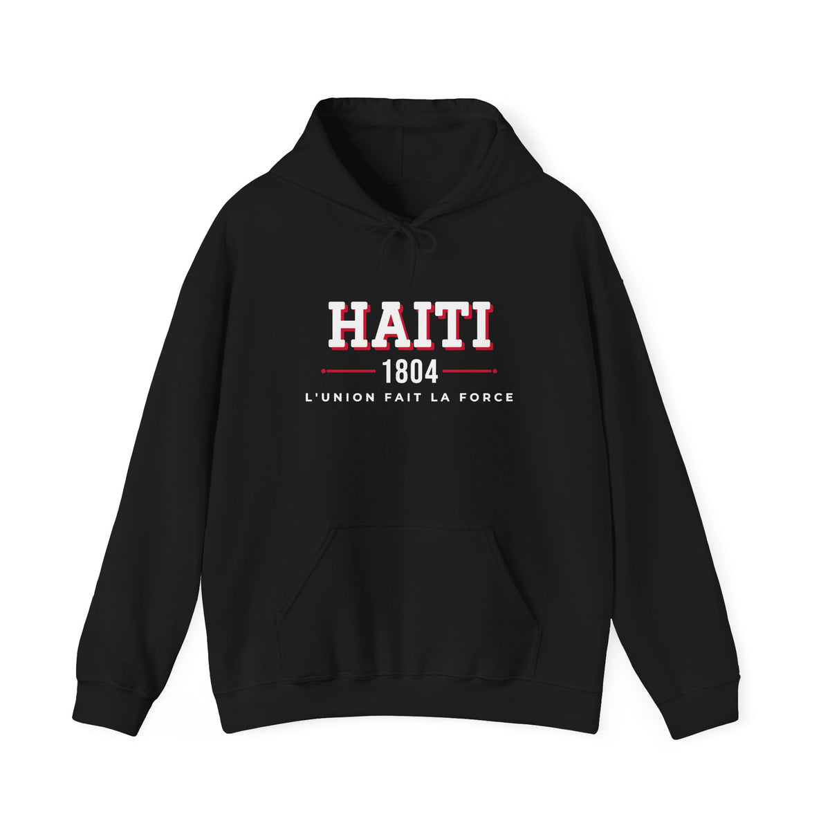 Sudadera Haití 1804 | Sudadera con capucha de orgullo haitiano L'Union Fait La Force