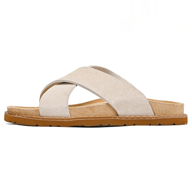 Sandalias de alta gama con suela gruesa antideslizante para hombre