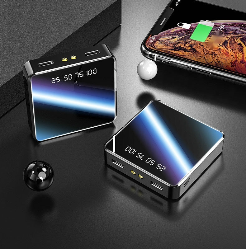 Batería externa portátil de 20000 mAh, cargador USB