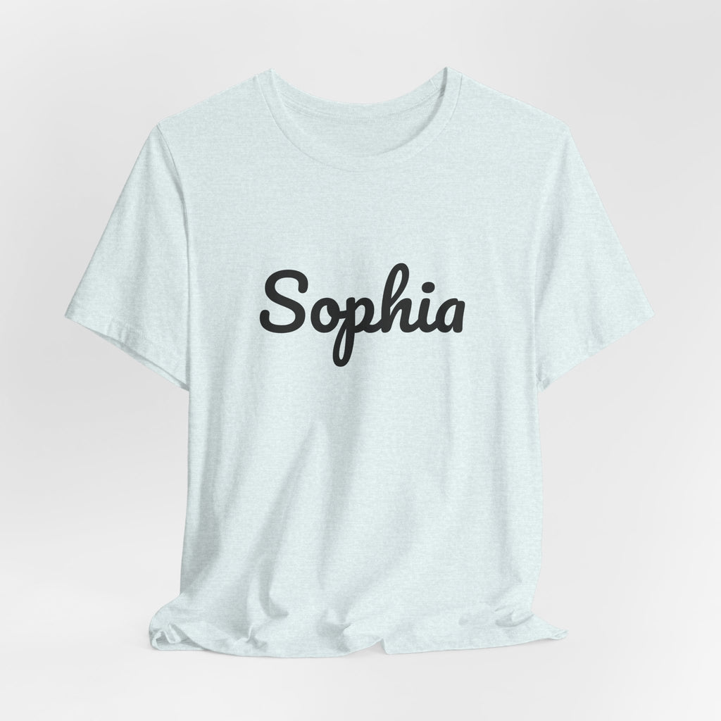 Camiseta con nombre personalizado | Camiseta con nombre en letra cursiva
