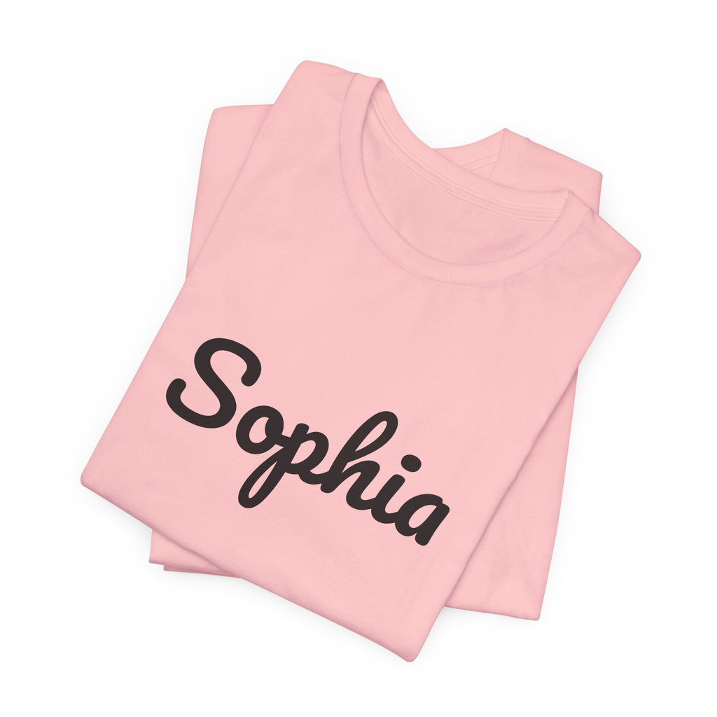 Camiseta con nombre personalizado | Camiseta con nombre en letra cursiva