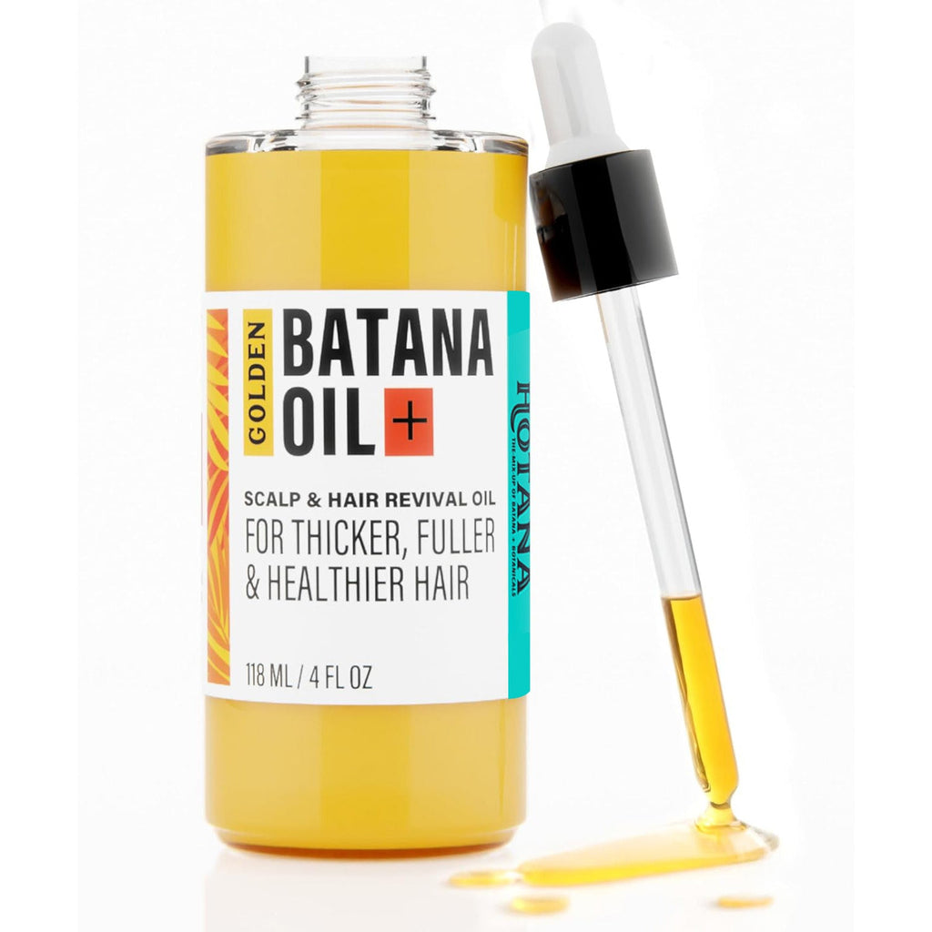 Aceite de batana dorado + Aceite revitalizante para el cuero cabelludo y el cabello 4 oz