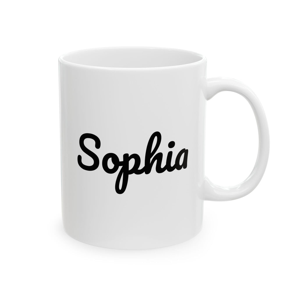 Taza con nombre personalizado | Taza de café personalizada de 11 oz