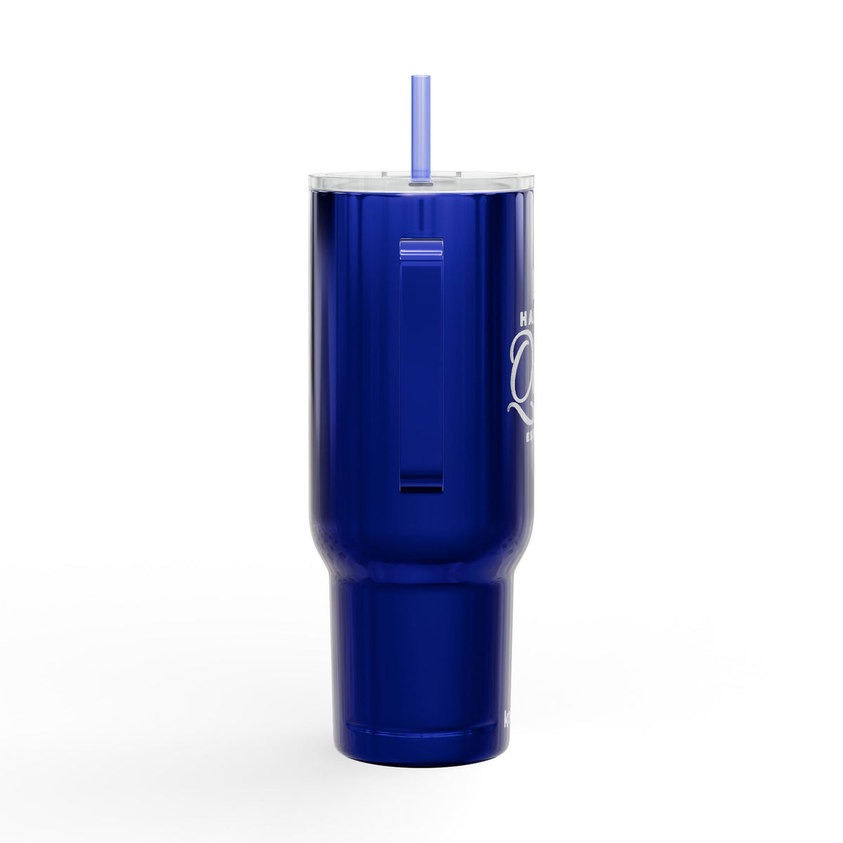 Gobelet Reine Haïtienne de 40 oz avec poignée et paille | Tasse de voyage isotherme gravée