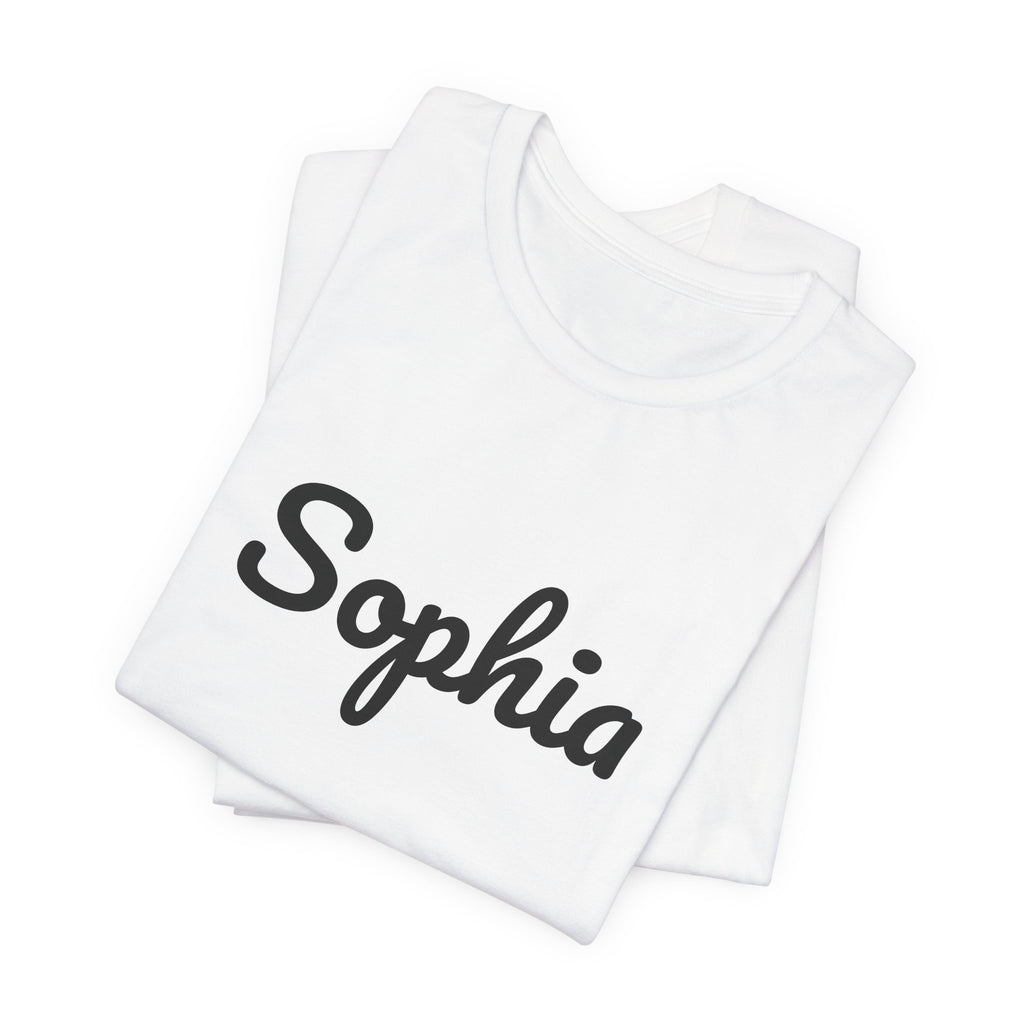 Camiseta con nombre personalizado | Camiseta con nombre en letra cursiva