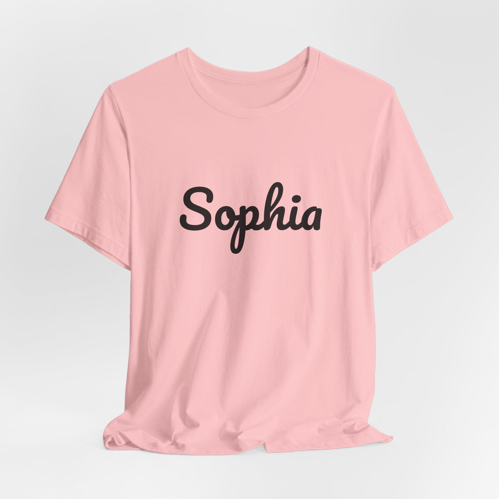 Camiseta con nombre personalizado | Camiseta con nombre en letra cursiva