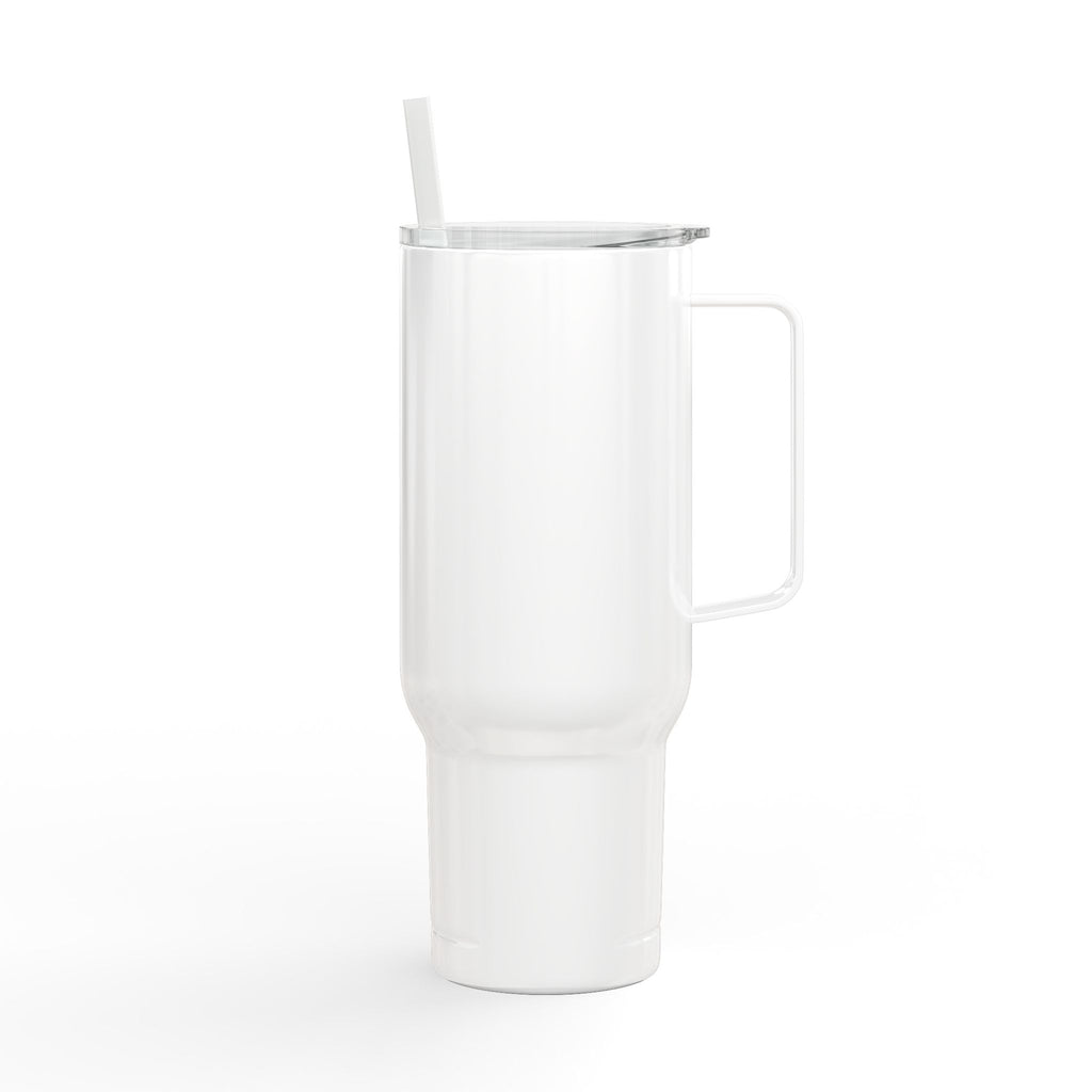 Gobelet Reine Haïtienne de 40 oz avec poignée et paille | Tasse de voyage isotherme gravée