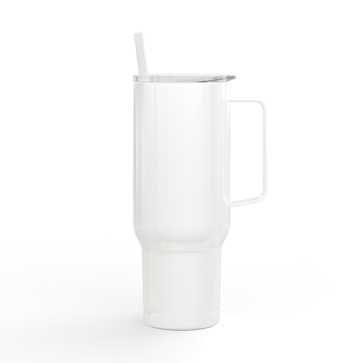 Haitian Queen 40oz Tumbler with Handle and Straw | Engraved Insulated Travel Cup