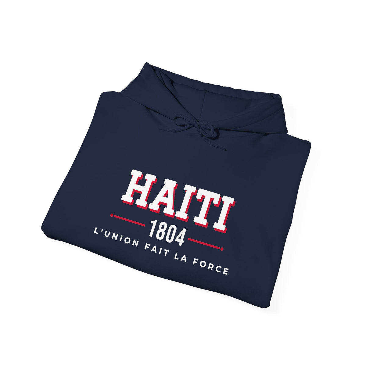 Sudadera Haití 1804 | Sudadera con capucha de orgullo haitiano L'Union Fait La Force