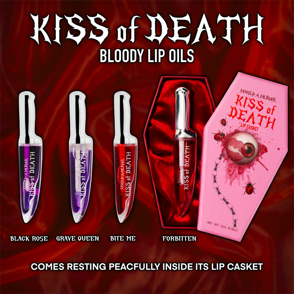 Aceites labiales sanguinolentos KISS of DEATH