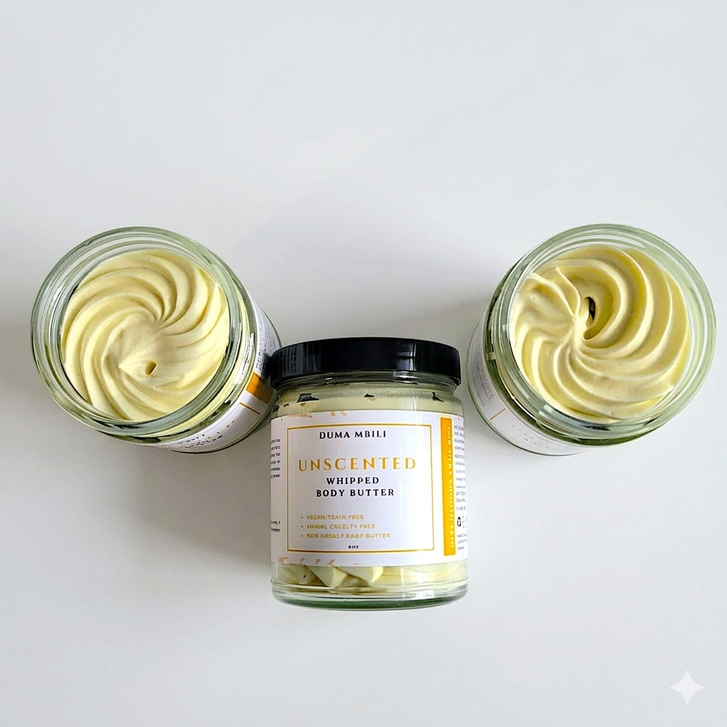Beurre corporel fouetté sans parfum