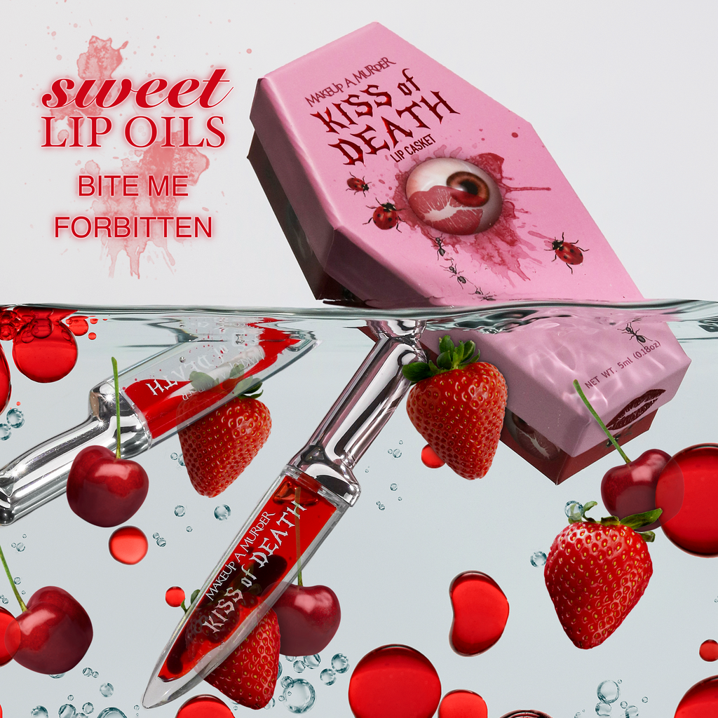 Aceites labiales sanguinolentos KISS of DEATH