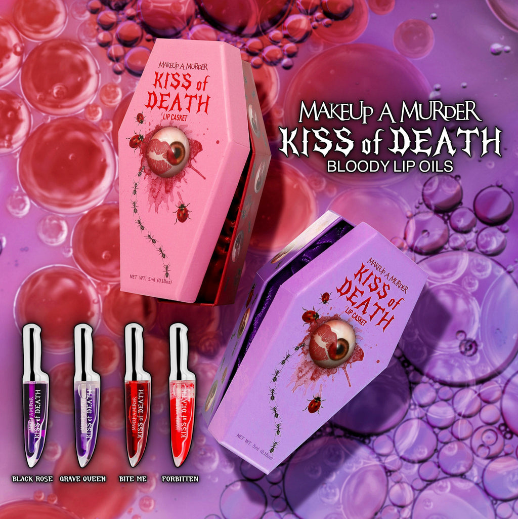 Aceites labiales sanguinolentos KISS of DEATH