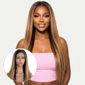 Peluca con cierre Layla cruda sin pegamento de encaje HD 5x5 profesionalmente teñida, 100% cabello humano