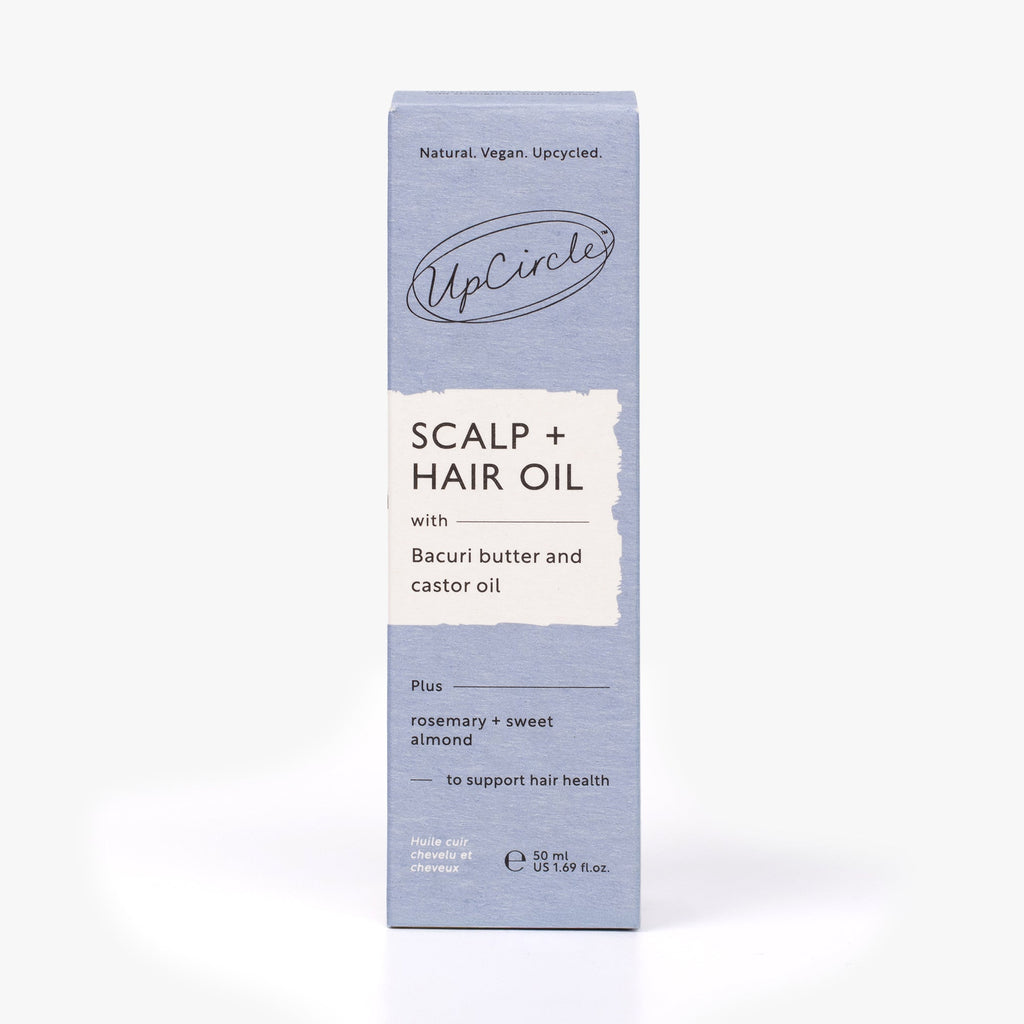 Aceite para cuero cabelludo y cabello con manteca de bacuri y aceite de ricino