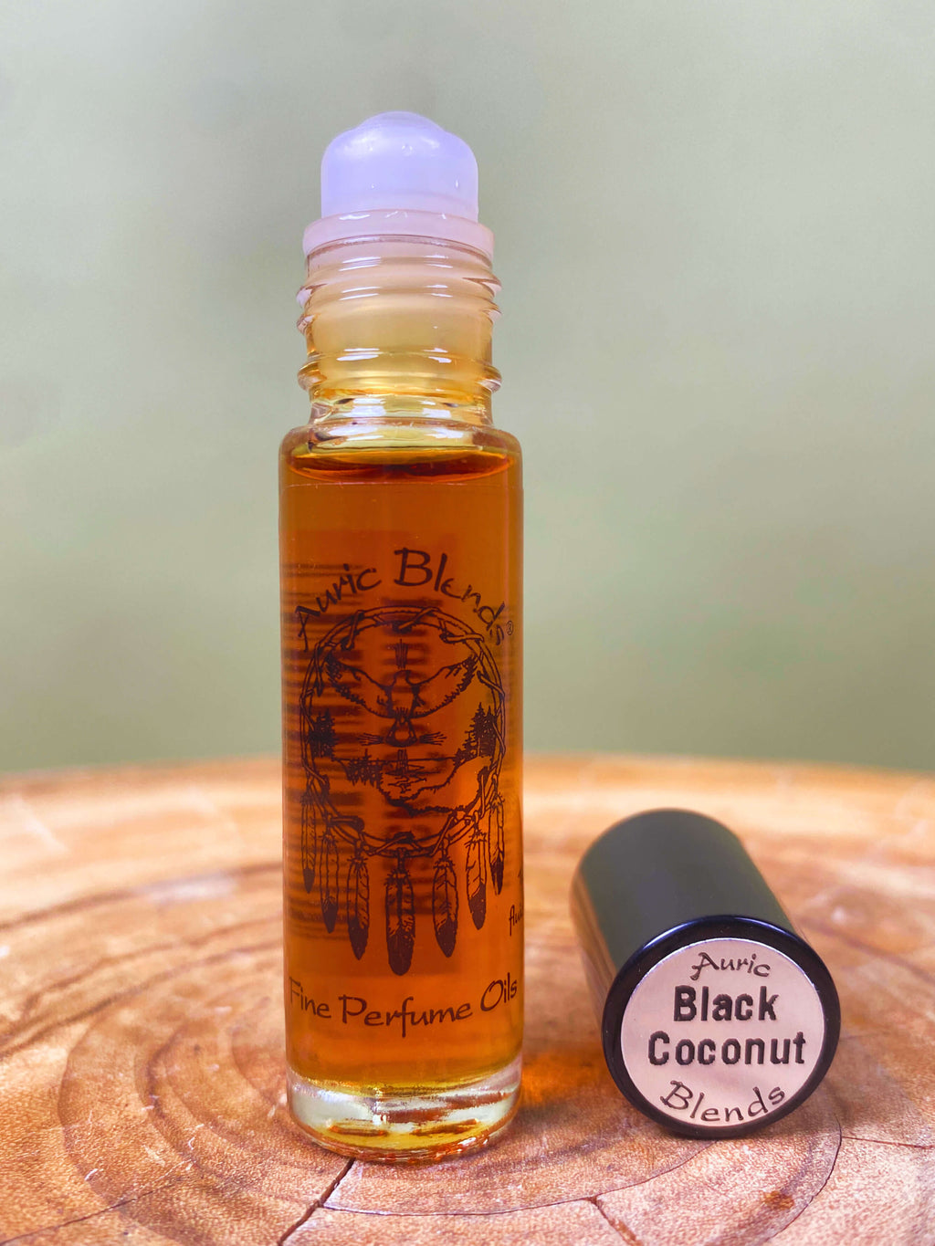 Aceite de perfume roll-on de coco negro | 0.33 fl oz