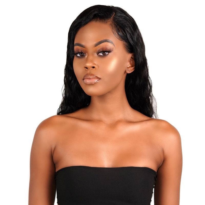 Loose Wave 13x4 Transparent Lace Front Human Hair Wig