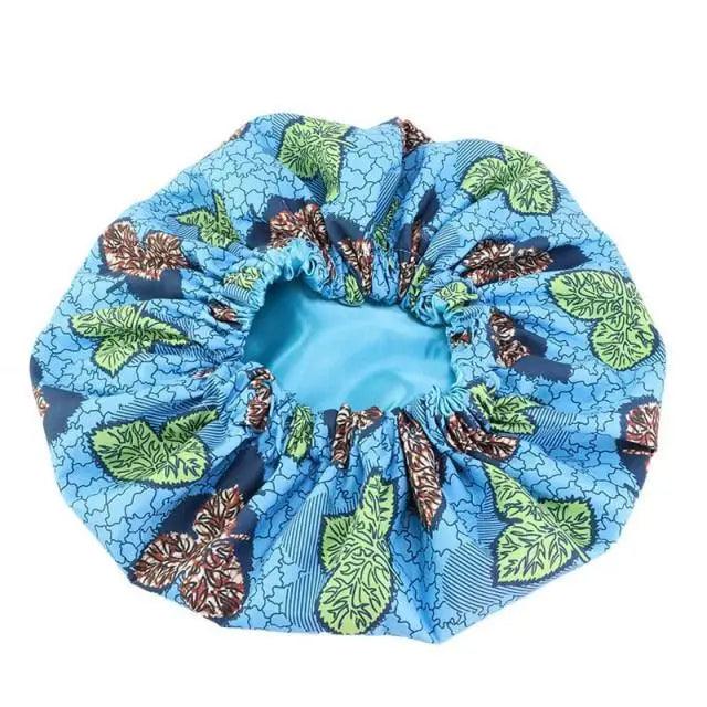 Nuevo y deslumbrante gorro de satén extragrande con forro, para mujer, de gran tamaño, con estampado de belleza, gorro de dormir de seda y satén, cubierta para la cabeza.