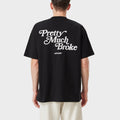 Camiseta Pretty Much Broke® con estampado relieve - Negro